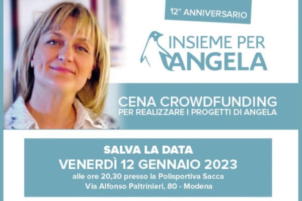 Insieme per Angela - cena crowdfunding