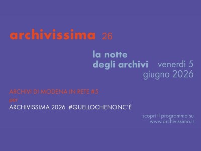 Archivissima 2026 #quellochenonc'è