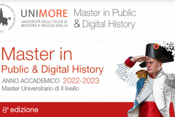Master in Public & Digital History di Unimore - VIII edizione